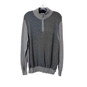 Brooks Brothers Sweater Men's Size XL Gray Cashmere Blend Pullover
